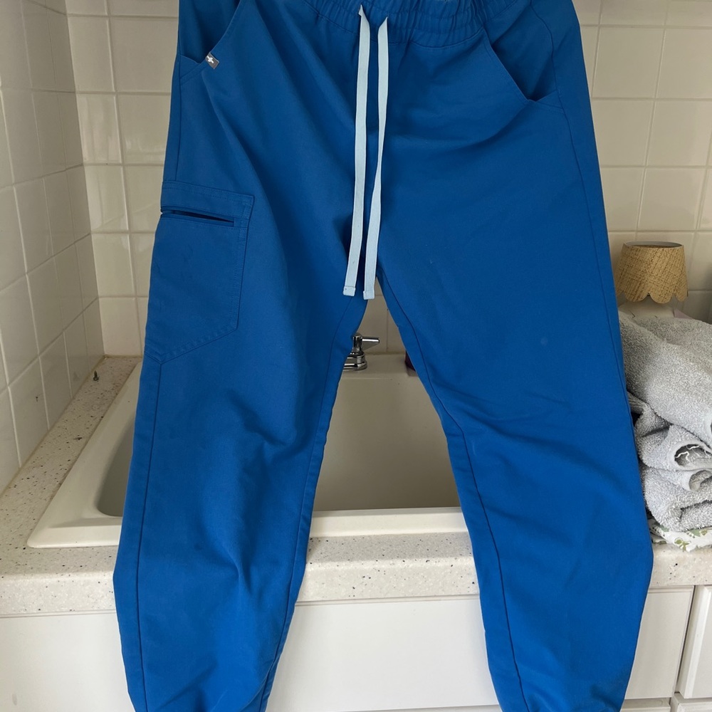 Zamora high waisted figs jogger scrub pant small petite